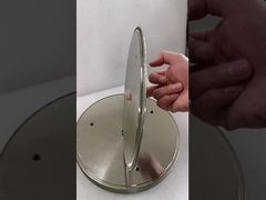 Muela de diamante electrochapada 14A1 300*10T*30*3mm, tamaño de grano D40/45, personalizada no estándar