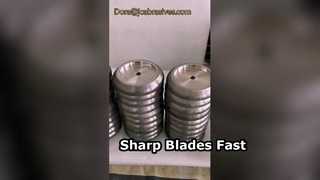 Entrega de muelas abrasivas de CBN y diamante.