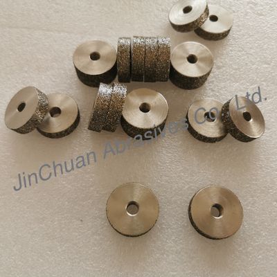Diameter 38mm Customizable Electroplated Diamond Wheels For Hard Material Grinding