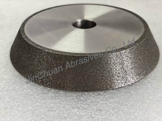 Calidad  Electro Bonded Grinding And Chamfering Wheels With Amber Color Cbn Electroplated Wheel Fábrica