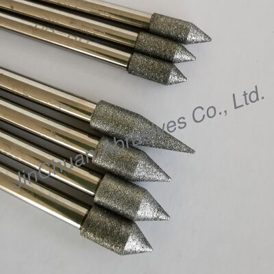 Calidad  Custom-Made Electroplated Diamond Grinding Heads In Various Sizes. For Cemented Carbide Fábrica
