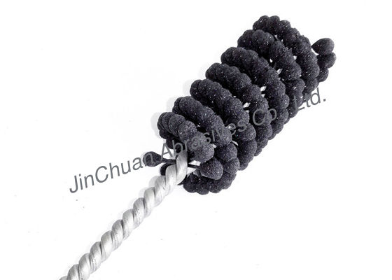 76 mm Black Color abrasives Flexible Honing Brush fo Polishing and deburr
