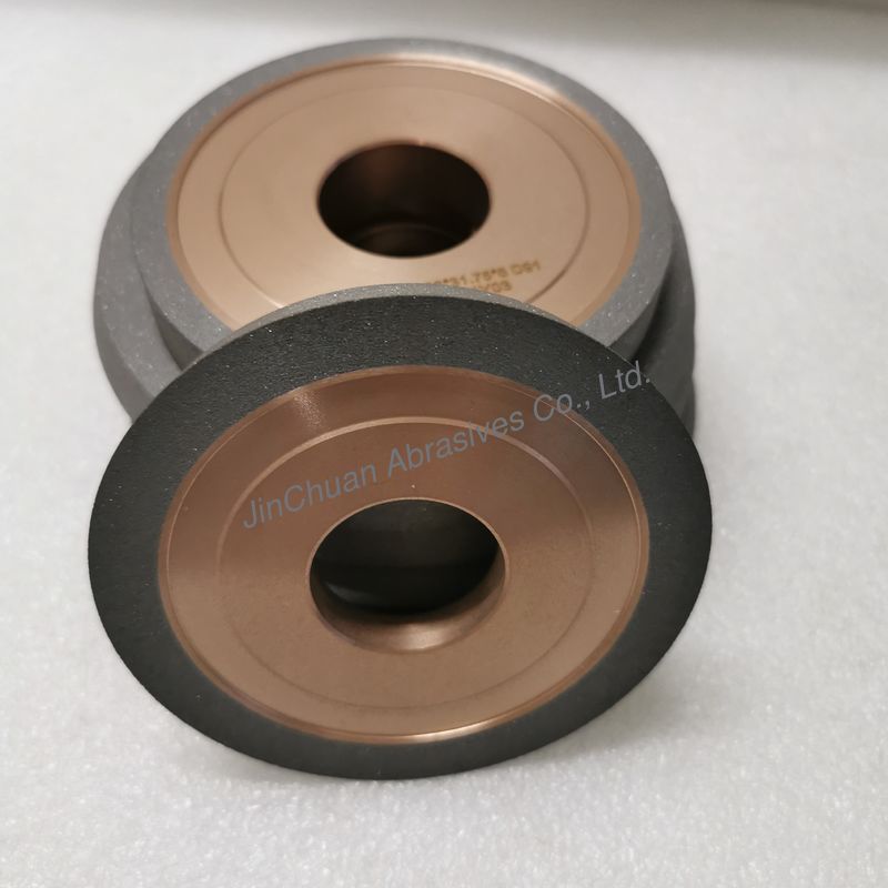 Resin And Metal Hybrid Bond 1V1/15° 100*10*31.75*6 Mm D91 Diamond Grinding Wheel For Machining Carbide Tools And High-Speed Steel Tools