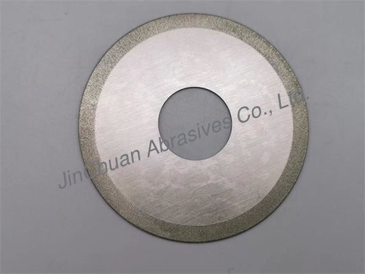 Diamond Grinding Wheels Cutting Blade electrochapado de plata para 1A1 100mm*0.8mm*7m m