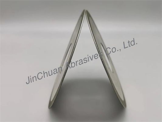 Diamond Grinding Wheels Cutting Blade electrochapado de plata para 1A1 100mm*0.8mm*7m m