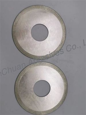 Diamond Grinding Wheels Cutting Blade electrochapado de plata para 1A1 100mm*0.8mm*7m m