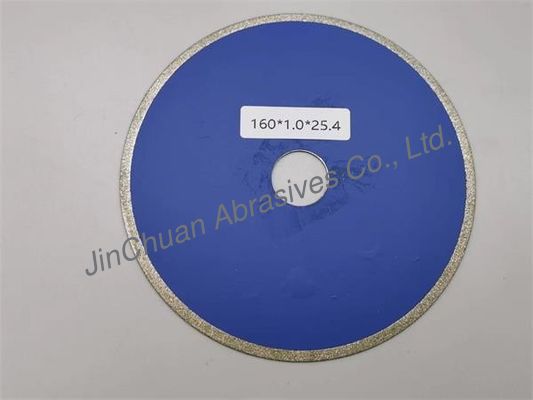 Diamond Cutting Blade For electrochapado carburo 1A1 160mm*25.4mm*1.0m m