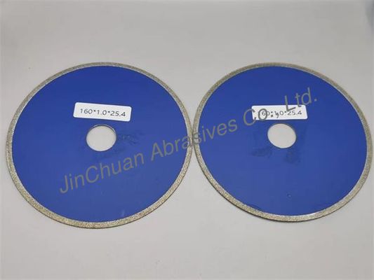 Diamond Cutting Blade For electrochapado carburo 1A1 160mm*25.4mm*1.0m m