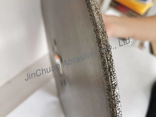 hierro del CBN Diamond Wheel For Grinding Cast de 490*6.4*80*8*4.4m m electrochapado cortando el disco