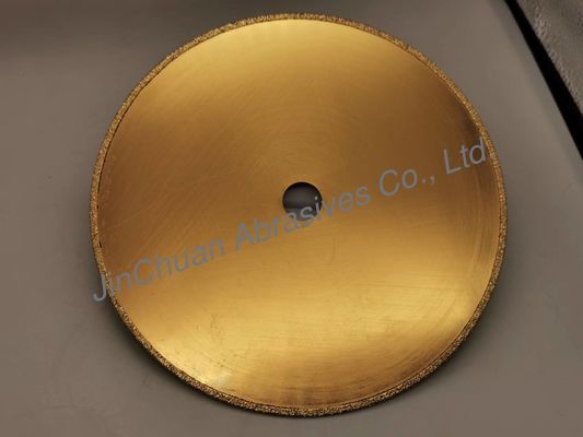 CBN electrochapado 1A1R Diamond Grinding Wheel 210*0.8*20*2m m con titánico
