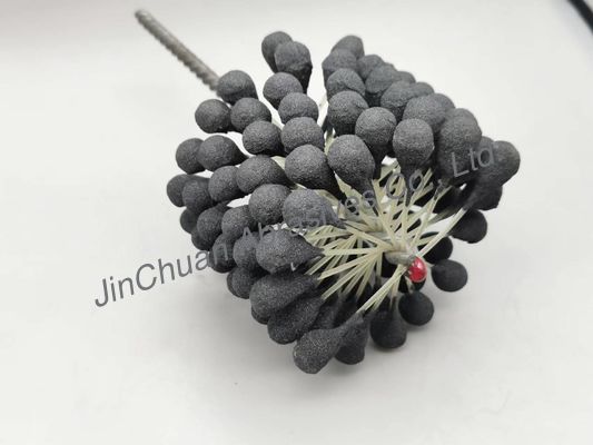 cepillo de afilamiento flexible de la bola del cilindro de 100*80*200m m para los diámetros interiores que limpian y que acaban