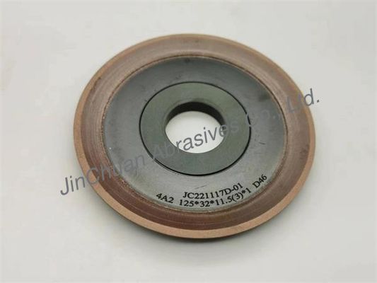 Resina Diamond Grinding Wheel de la baquelita D46 125 32 11,5 (3) 1 C100 ISO9001