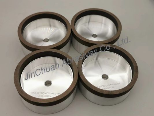 6A2 la resina Diamond Grinding Wheel Edge Polishing enlazó la forma D181 de la taza