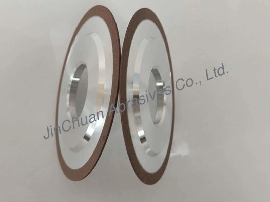 Trabajo en seco 14A1 Rueda de molienda de enlaces de resina Herramientas de carburo Rueda de afilado de diamantes