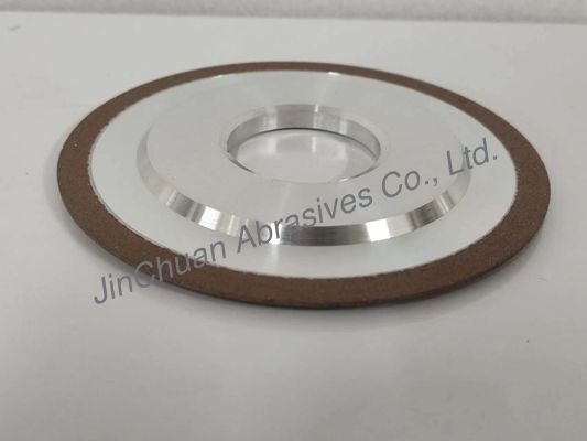 Trabajo en seco 14A1 Rueda de molienda de enlaces de resina Herramientas de carburo Rueda de afilado de diamantes