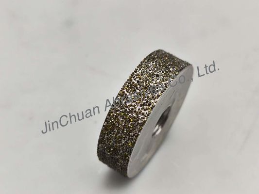 1A1 Ruedas de rectificación de diamantes electroplacado de acero gris con diamante de grano D30/35