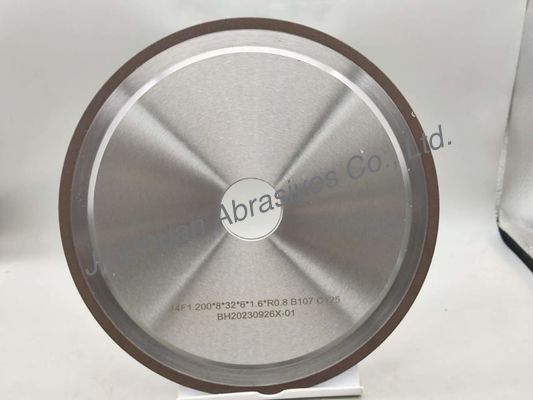 R0.8mm 200mm Rein Bonded Grinding Wheel Ruedas de afilado CBN