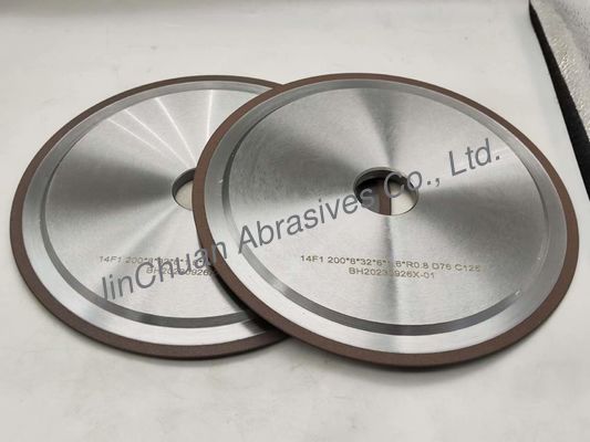 R0.8mm 200mm Rein Bonded Grinding Wheel Ruedas de afilado CBN