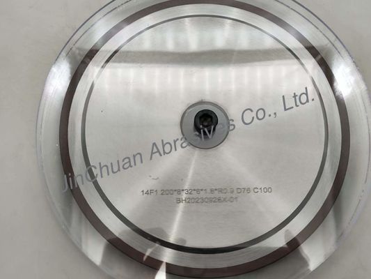 R0.9 14A1 Ruedas de diamantes de unión de resina para la molienda de herramientas de carburo