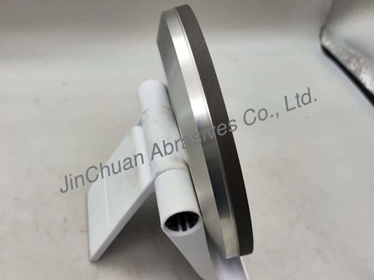Roda de diamantes de doble grano de resina de unión de la rueda de molienda con 2 grilletes de diamantes