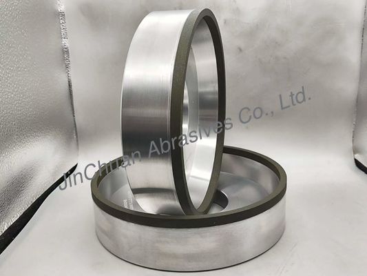 6A2 Resina de unión CBN Muelas de molienda con diámetro 203 mm Agujero interior 84 mm espesor 51 mm