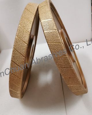 1A1 D400 mm Rueda de molienda de diamantes con soldadura al vacío