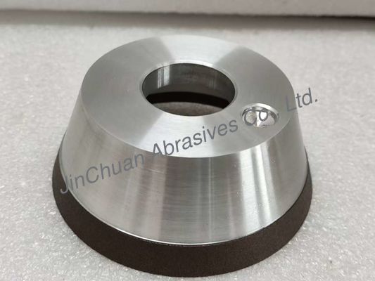 11V2 Roda de molienda de diamantes de resina con cuerpo de aluminio Grit 151 Diámetro 100