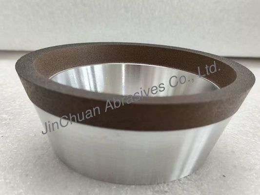 11V2 Roda de molienda de diamantes de resina con cuerpo de aluminio Grit 151 Diámetro 100