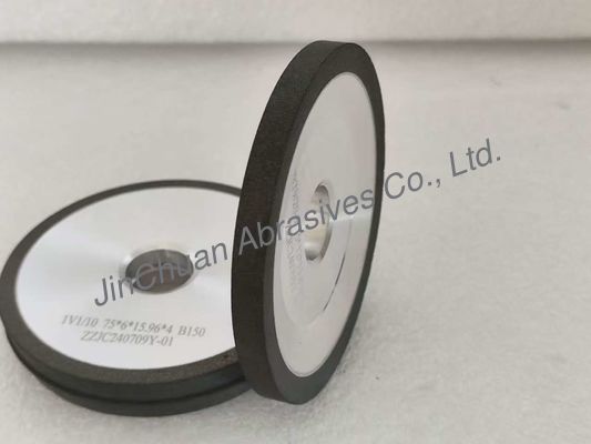 Grilla de unión de resina de CBN gris 1V1 75mm con 10 grados para la eficiencia de la trituración