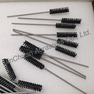 Cepillos de afilado para el pulido de agujeros de precisión y el mecanizado de agujeros internos instalados en herramientas de fresadoras CNC
