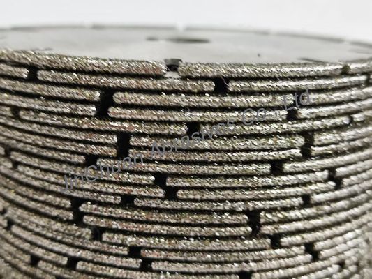 Cuchillo de corte de diamantes electroplacado y unido