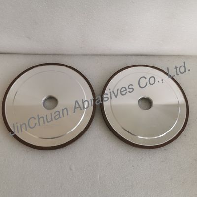 14A1 200mm D107 Roda de molienda de diamantes de unión de resina para afilar cortadores de cuchillos rectos para la maquinaria de madera