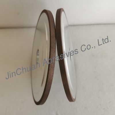 14A1 200mm D107 Roda de molienda de diamantes de unión de resina para afilar cortadores de cuchillos rectos para la maquinaria de madera