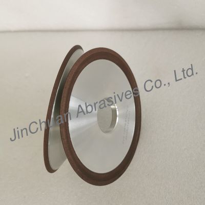 Diámetro 175 mm 4V2 Rueda de molienda en forma de plato de resina para molienda de sierras de carburo