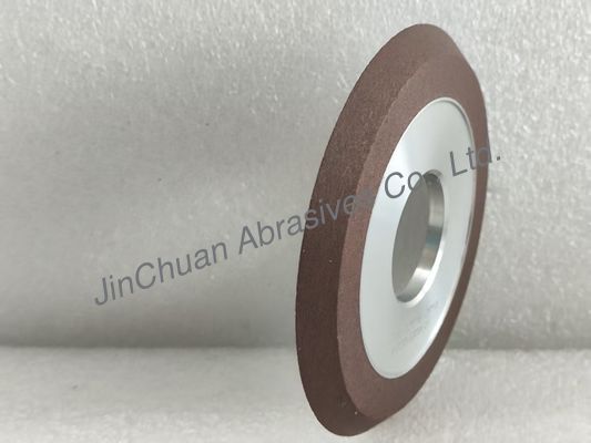 1V1 45 grados Reinoid Rueda de diamante de 100 mm de trabajo húmedo de resina unida Rueda de diamante