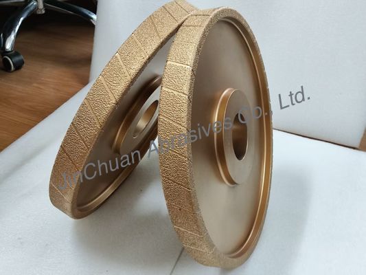 400 mm de grano en bruto de vacío soldado Diamong de la rueda D25/30 de molienda para hierro fundido