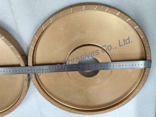 400 mm de grano en bruto de vacío soldado Diamong de la rueda D25/30 de molienda para hierro fundido