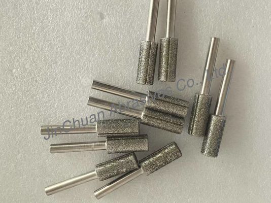 Puntos montados en diamante con ranuras y pinos de molienda