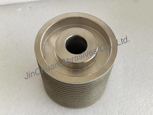 Tamaño y forma especiales de color ámbar ruedas electropladas de carbono para rectificar y afilar