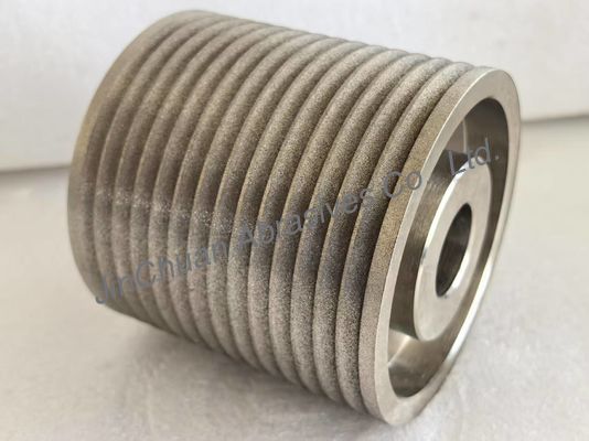 Tamaño y forma especiales de color ámbar ruedas electropladas de carbono para rectificar y afilar