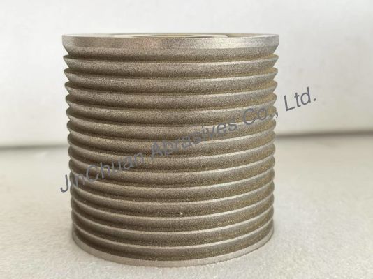 Tamaño y forma especiales de color ámbar ruedas electropladas de carbono para rectificar y afilar