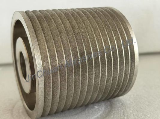 Tamaño y forma especiales de color ámbar ruedas electropladas de carbono para rectificar y afilar