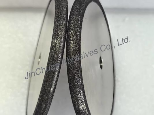 Ruedas de rectificado CBN electrochapadas de alto rendimiento con disco de afilado de radio de 125 mm