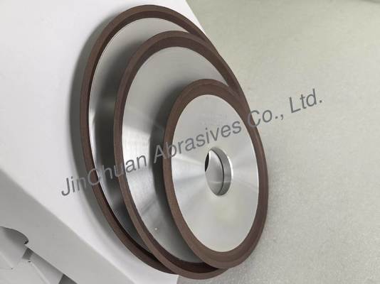 Muelas de esmerilado de diamante con unión de resina 4V2 en tamaño de rueda de 125 mm