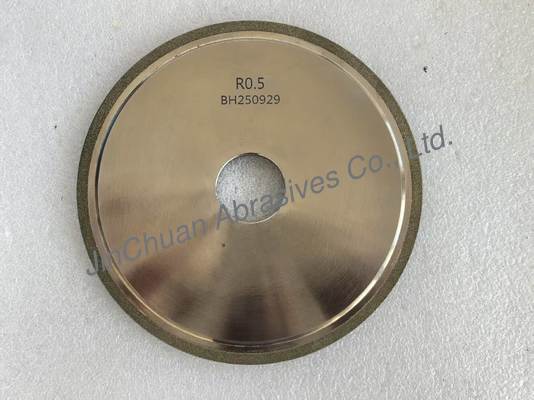 R0.5 Round Profile Wheel As Electroplated Diamond Grinding Wheels For Tungsten Carbide