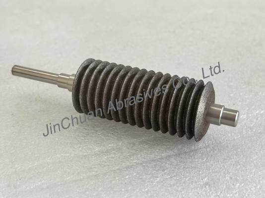 Roda de molienda CBN electroplada no estándar personalizada 30 * 122.5 * 6 * 3 mm para afilar cuchillas de sierra multitool ((BIM, HCS, HSS)