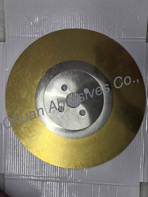 hss hoja de sierra con 330 dientes utilizada para cortar la cinta de sellado, diámetro 285 mm,