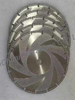 muelas de diamante galvanizadas, diámetro 230 mm, número de grano D35/40