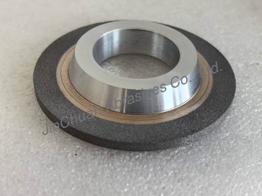 Muela abrasiva de diamante de enlace híbrido para herramientas de carburo