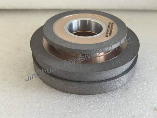 Muela abrasiva de diamante de enlace híbrido para herramientas de carburo
